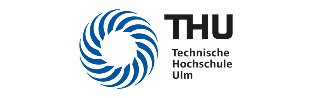 Logo der Veranstalter: Logo mit Schriftzug der Technischen Hochschule Ulm THU